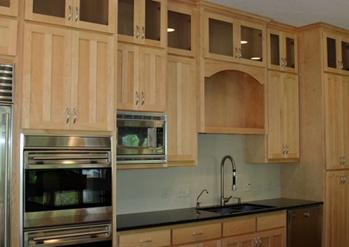 Maple wood cabinets